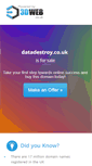 Mobile Screenshot of datadestroy.co.uk